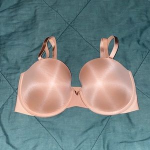 Victoria Secret Tan strapless push-up bra